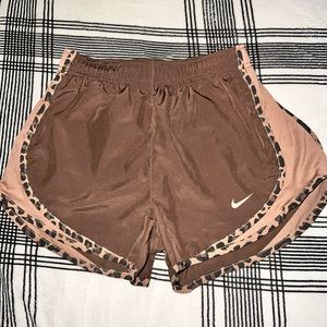 Cheetah print brown Nike shorts